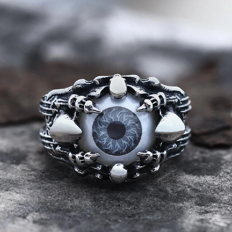 rose gold anklet chain Greek Evil Eye Stainless Steel Skull Ring