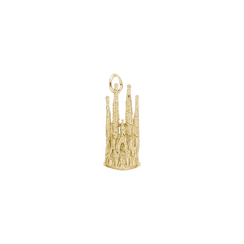 bohemian anklet with shells La Sagrada Familia Basilica Charm
