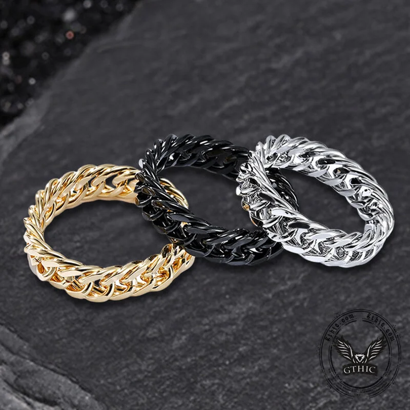 unique zodiac constellation necklace Minimalist Double Weave Chain Stainless Steel Ring unique zodiac constellation necklace Minimalist Double Weave Chain Stainless Steel Ring