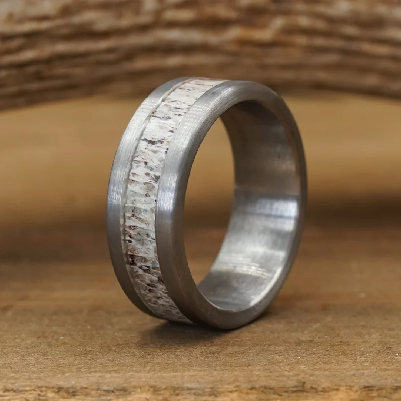 men’s silver wedding band The Smoky Mountain