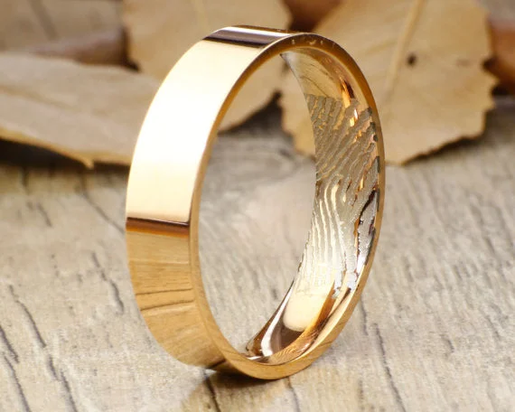 petite diamond promise ring Your Actual Finger Print Rings, Handmade Rose Gold Flat Plain Finger Print Ring, Matching Wedding Band, Men Ring, Couple Ring, Titanium Ring petite diamond promise ring Your Actual Finger Print Rings, Handmade Rose Gold Flat Plain Finger Print Ring, Matching Wedding Band, Men Ring, Couple Ring, Titanium Ring